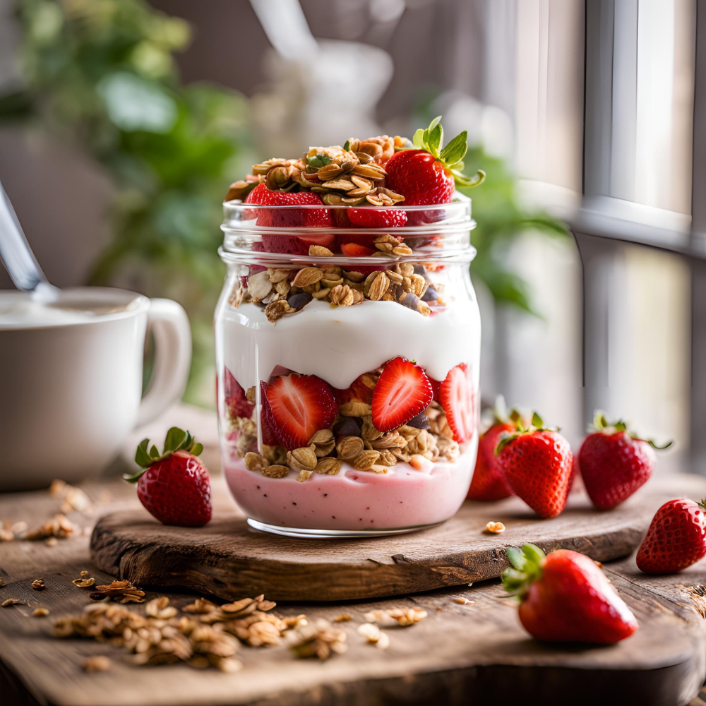 strawberry yogurt parfaits